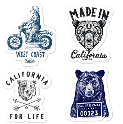 Rebel Bear Sticker Pack-CA LIMITED