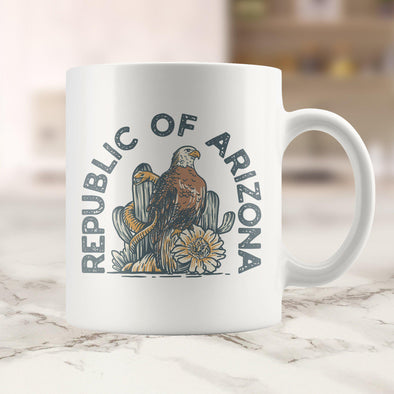 Republic of Arizona Ceramic Mug-CA LIMITED