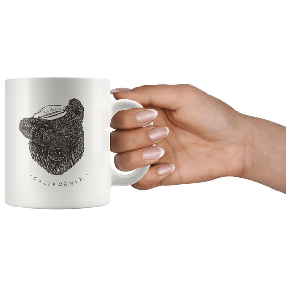 Sailor Bear Black Mug-CA LIMITED