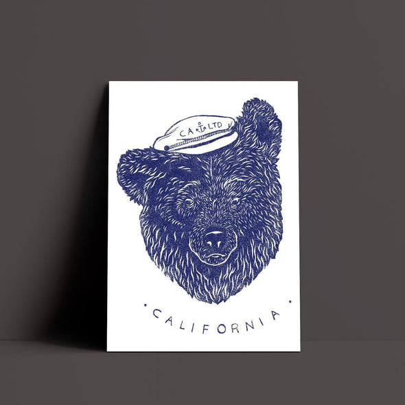 Sailor Bear White Poster-CA LIMITED