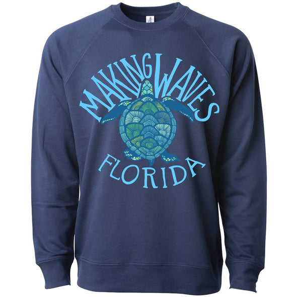 Sea Turtle FL Raglan Sweater-CA LIMITED