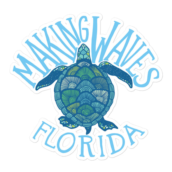 Sea Turtle Florida Decal
