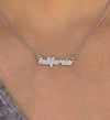 Silver California Double Chain Necklace-CA LIMITED