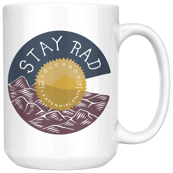 Stay Rad CO Ceramic Mug-CA LIMITED