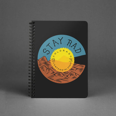 Stay Rad CO Spiral Notebook-CA LIMITED
