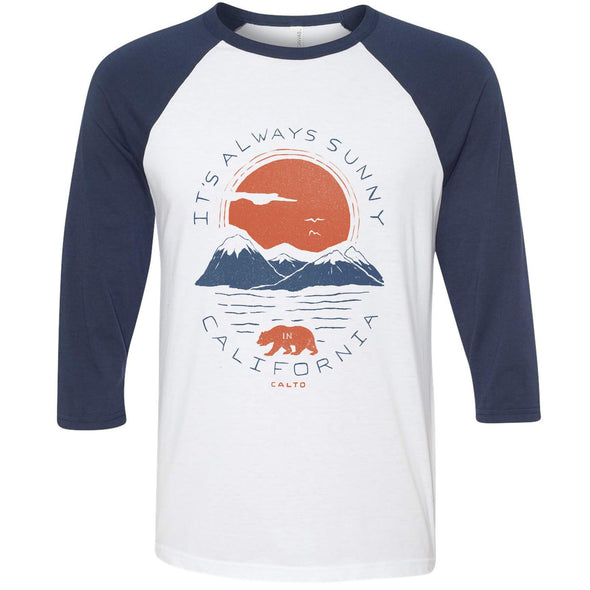 Sunny California Baseball Tee-CA LIMITED