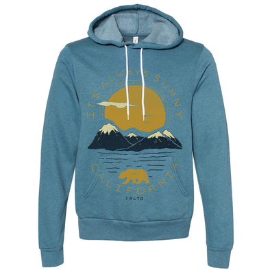 Sunny California Pullover Hoodie-CA LIMITED