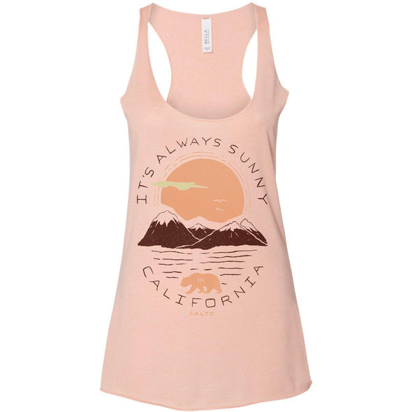 Sunny California Racerback Tank-CA LIMITED