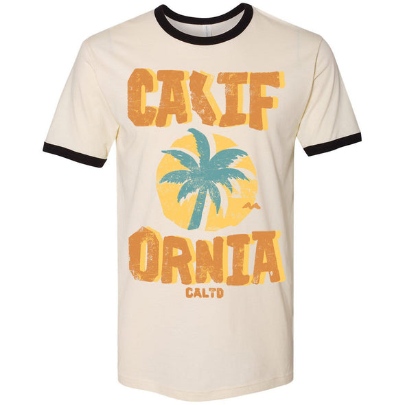 Sunset CA Love Ringer Tee-CA LIMITED