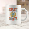 Sunset CA Love Rose Peach Ceramic Mug-CA LIMITED