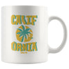 Sunset CA Love Yellow Ceramic Mug-CA LIMITED