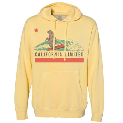 Surfing Bear Pullover Hoodie-CA LIMITED