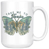 Take Me TX Butterfly Ceramic Mug-CA LIMITED