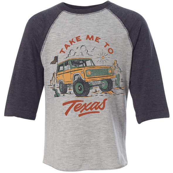 Take Me Tx Toddler Baseball Tee-CA LIMITED