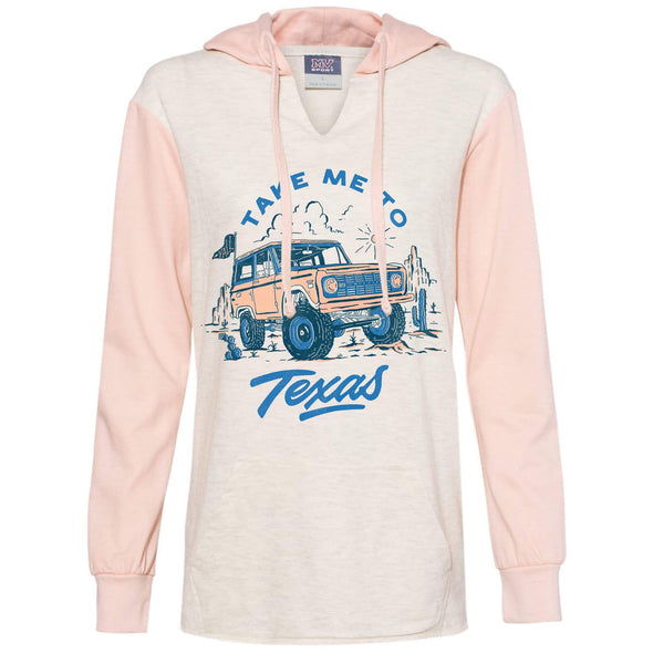 Take Me Tx Two Tones Hoodie-CA LIMITED