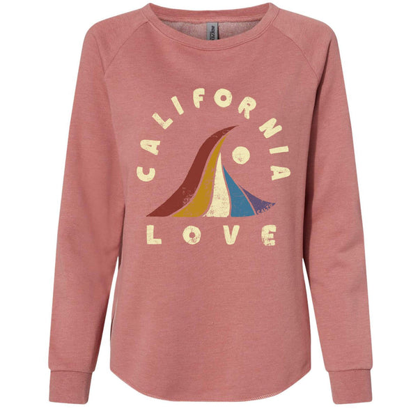 Wave CA Love Crewneck Sweatshirt-CA LIMITED