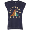 Wave CA Love Rolled Sleeve Tank-CA LIMITED