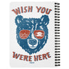 Wish Bear White Spiral Notebook-CA LIMITED