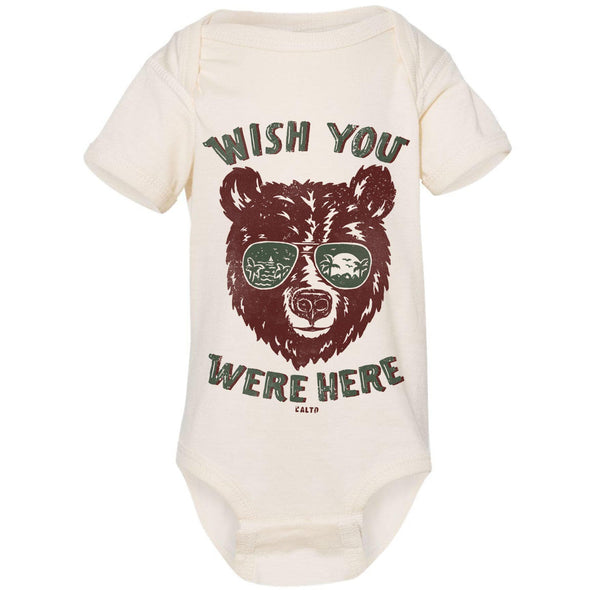 Wish You Were Here Baby Onesie-CA LIMITED