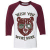 Wish You Were Here Baseball Tee-CA LIMITED