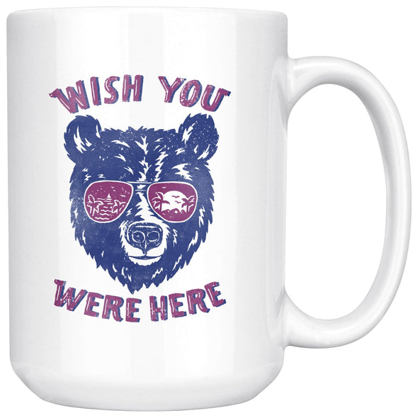 Wish You Were Here Purple Glasses Mug-CA LIMITED