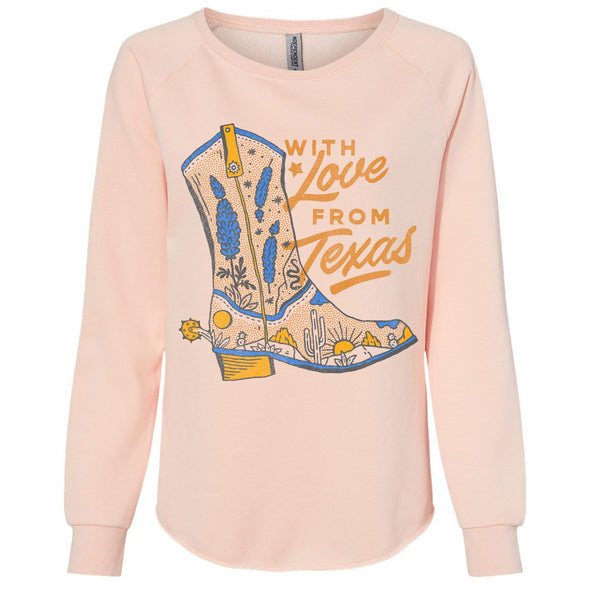 With Love TX Crewneck Sweatshirt-CA LIMITED