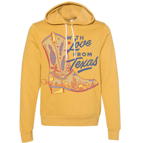 With Love TX Pullover Hoodie-CA LIMITED