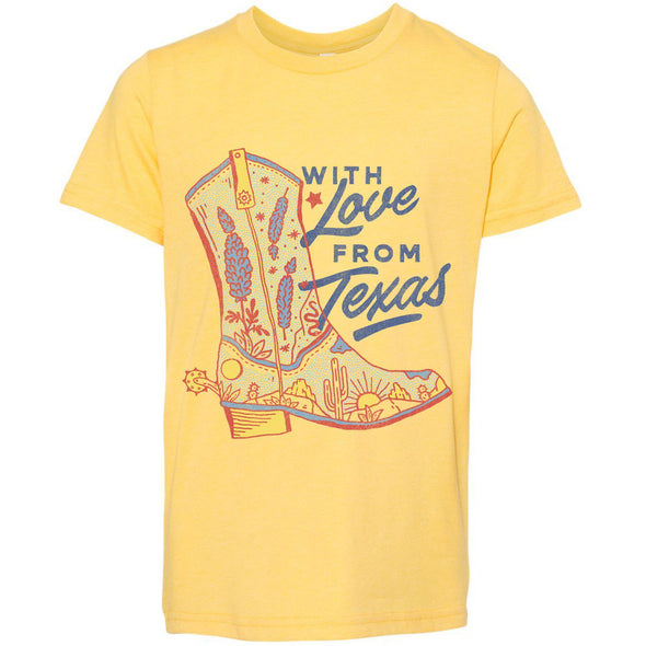 With Love TX Youth Tee-CA LIMITED